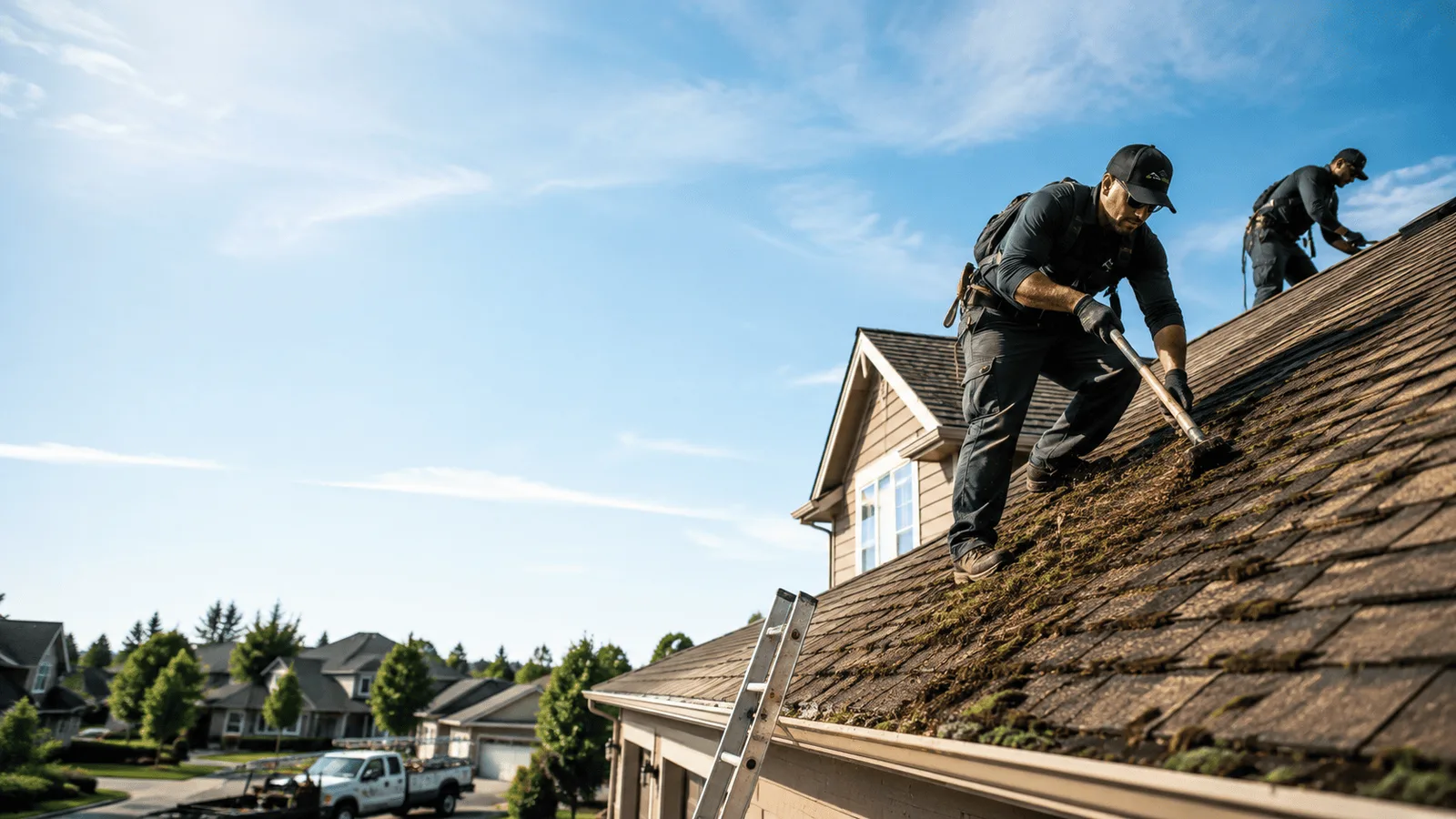 Roof Moss Removal in Minonk, IL near me